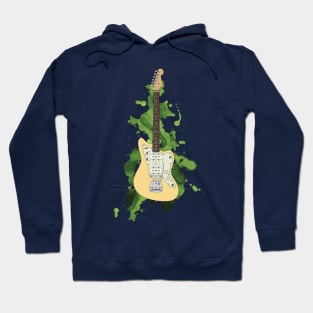 Offset Style Electric Guitar Buttercream Color Hoodie